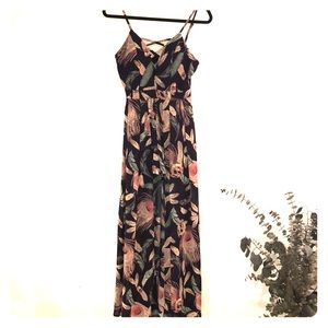 Printed Maxi Romper